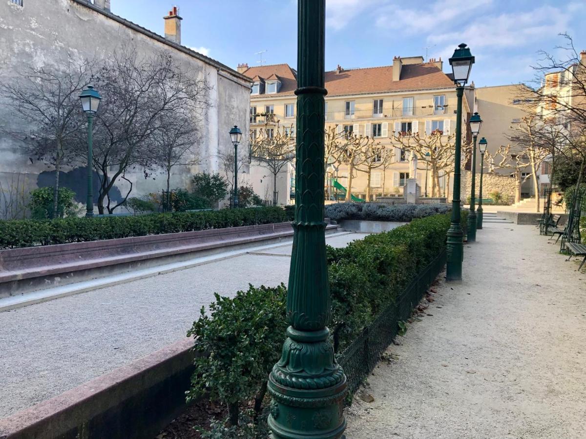 Rare Appartement D'Architecte En Haut De Montmartre Paris Bagian luar foto